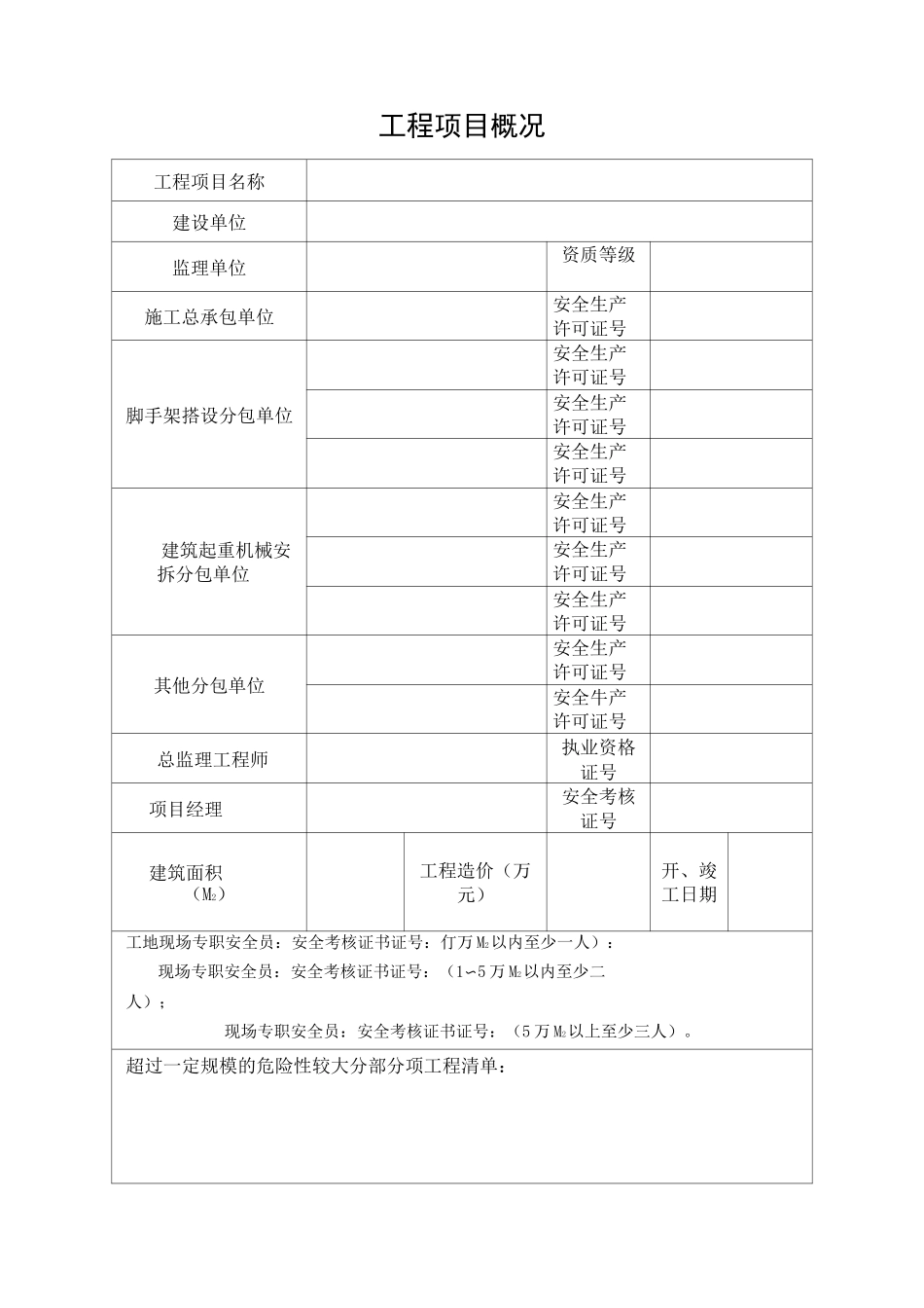建筑工程风险评估综合表_第2页