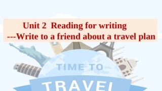 人教版（2019）高一必修一unit2Travellingaround同步备课课件Period6ReadingforWriting