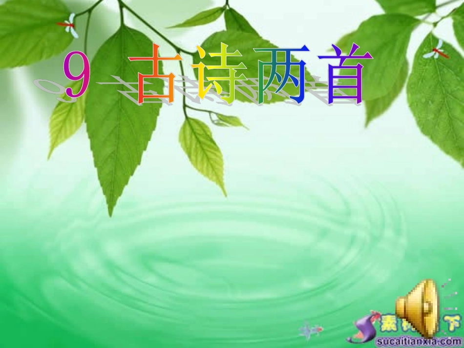 古诗两首PPT课件_第1页