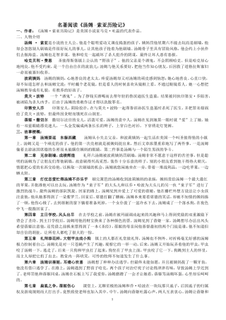 名著阅读《汤姆索亚历险记》