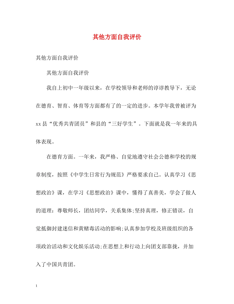 其他方面自我评价2_第1页