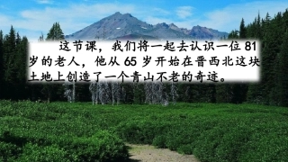 、青山不老课件