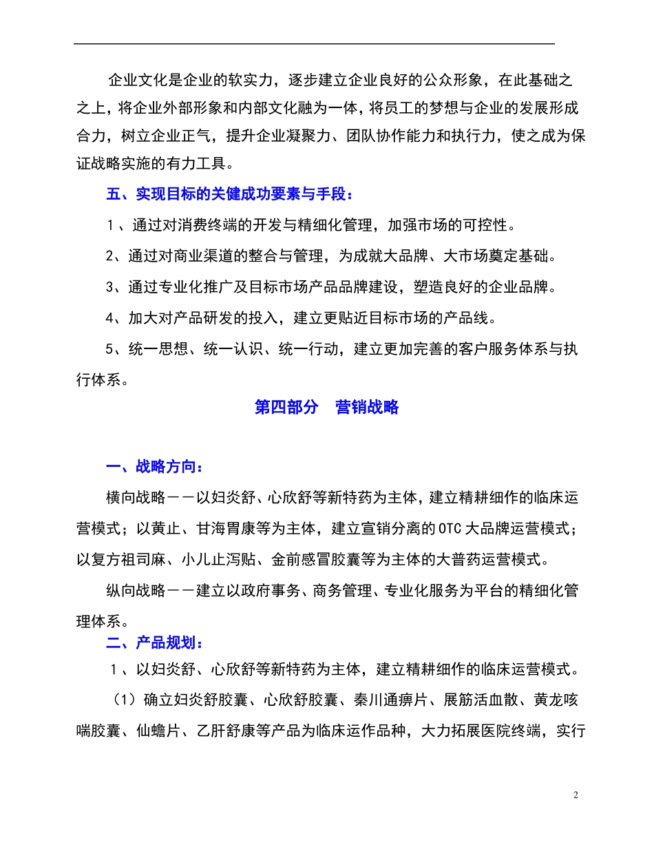 五年战略规划模板_第3页