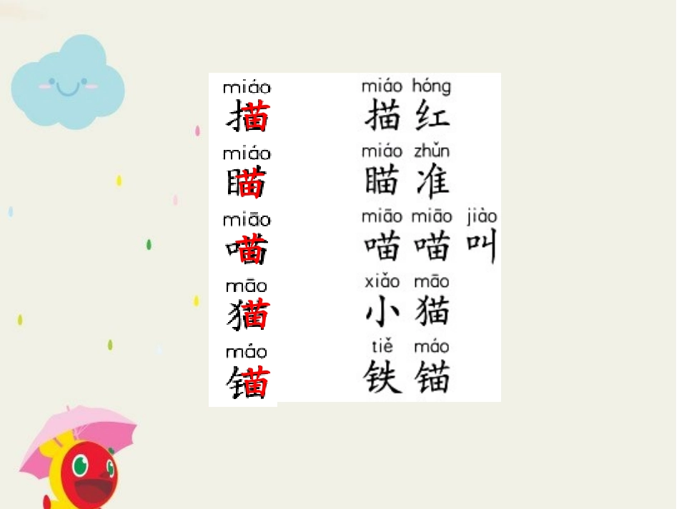 苏教版语文二上识字4_第3页