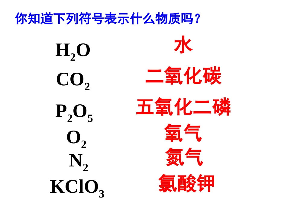 化学式与化合价（第一课时）_第2页