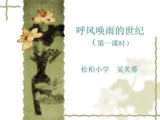 第二十九课呼风唤雨的世纪PPT课件2