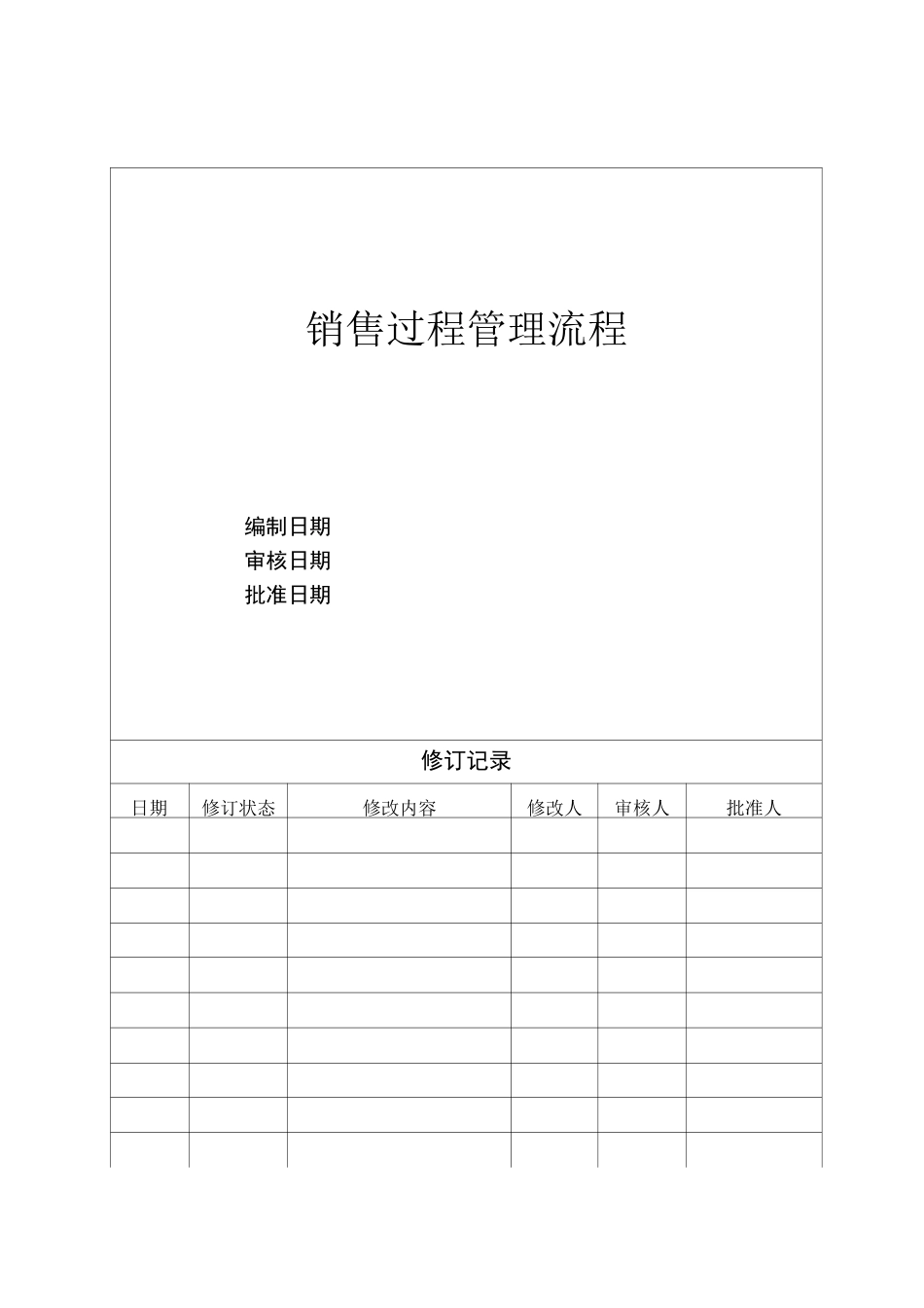 销售过程管理流程_第1页