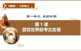第一课震惊世界的考古发现