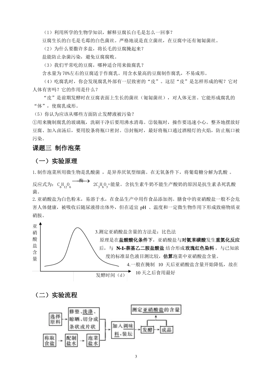 高中生物选修一生物技术实践知识点总结精华_第3页