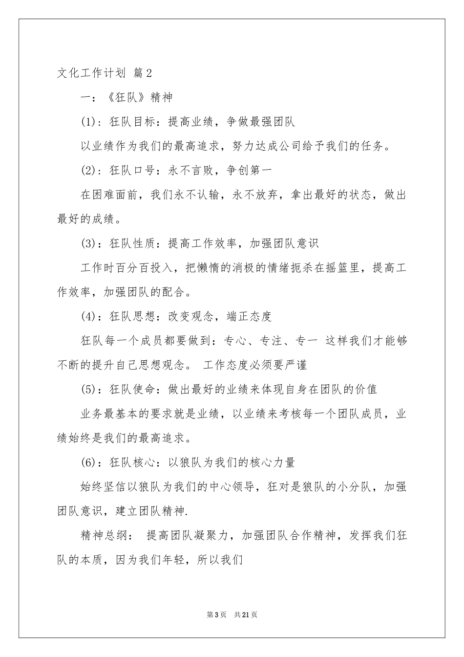 关于文化工作参考计划锦集十篇_第3页