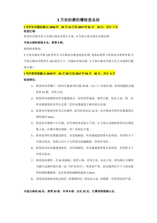 锅炉防磨防爆总结