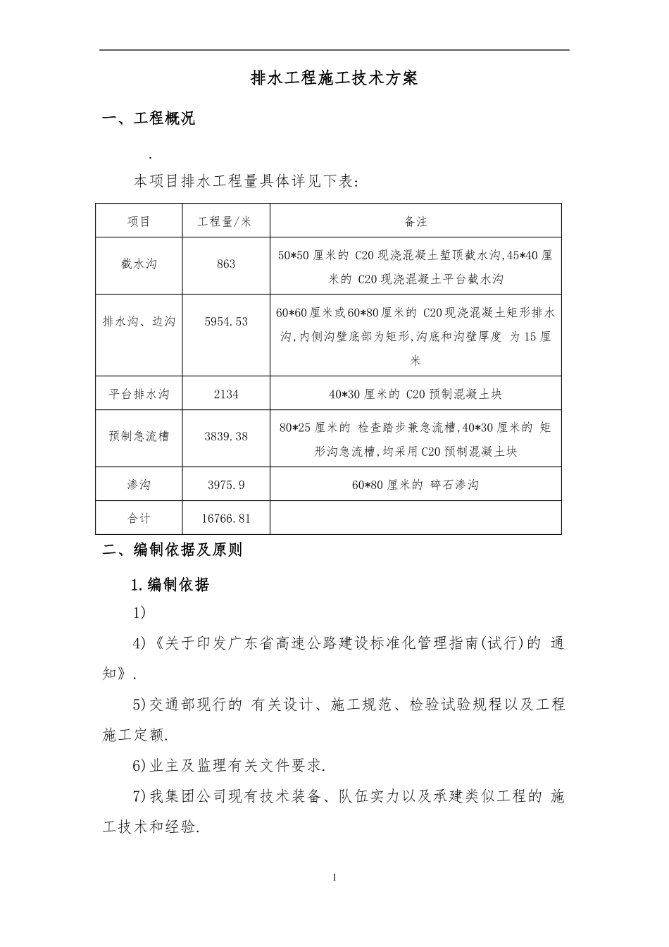 高速公路排水工程施工方案优秀工程方案_第3页