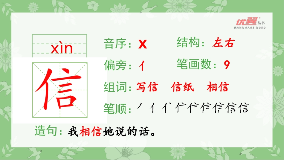 （生字课件）6一封信_第3页