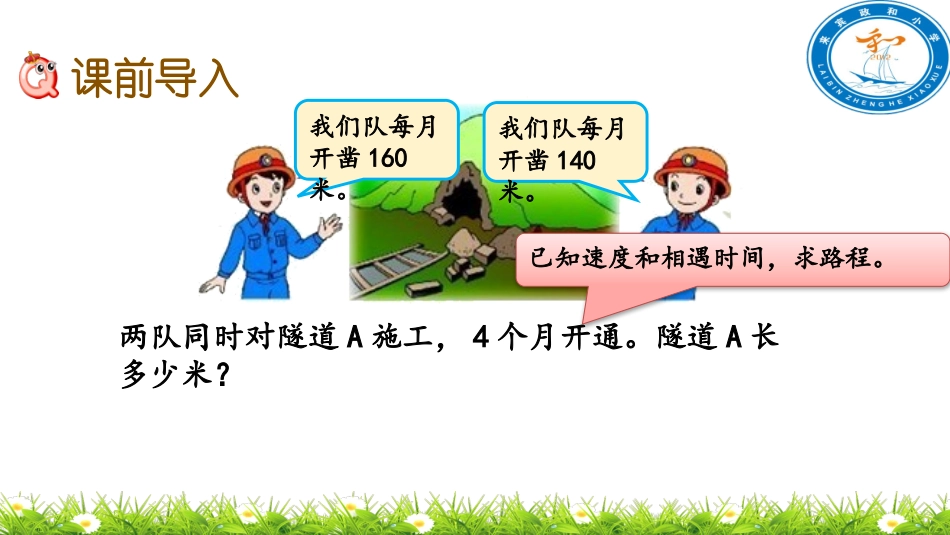 四年级数学《相遇问题》课件_第2页