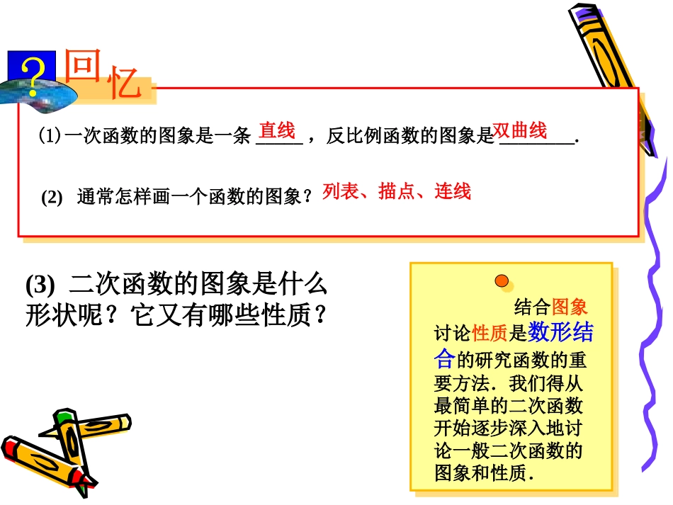 二次函数的图象和性质教学课件（共张）_第2页