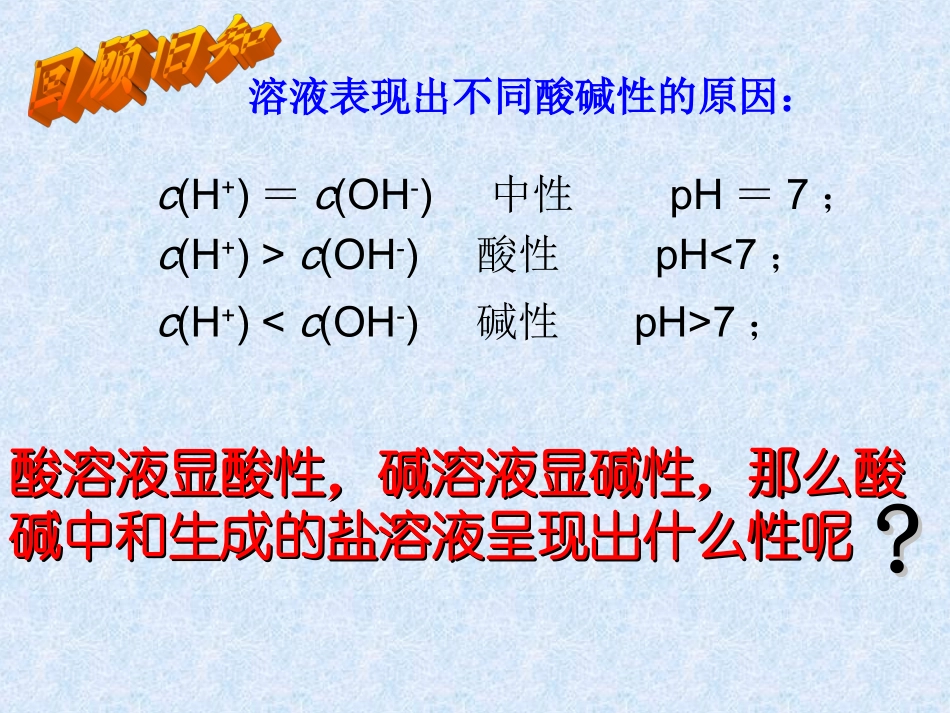 盐类水解一课时总结_第2页