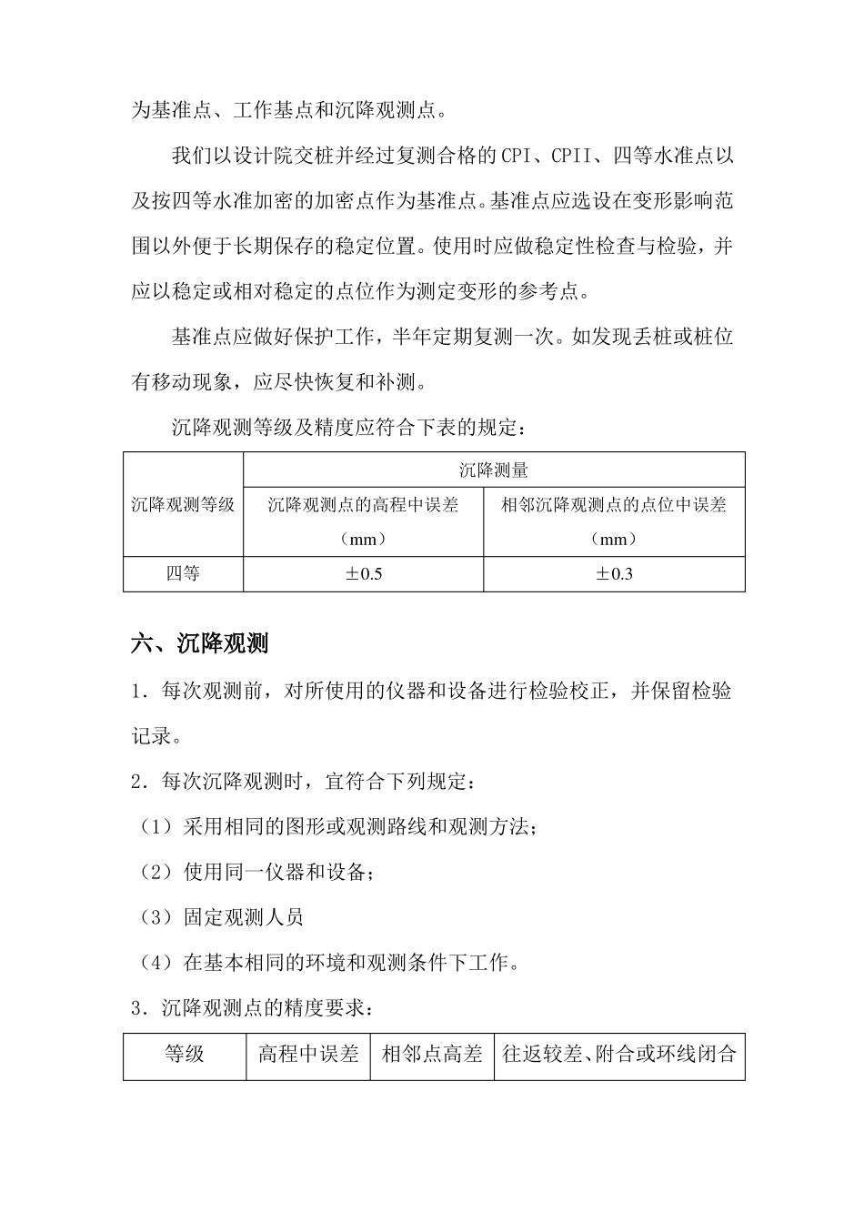 2019公路桥涵工程沉降观测方案_第2页