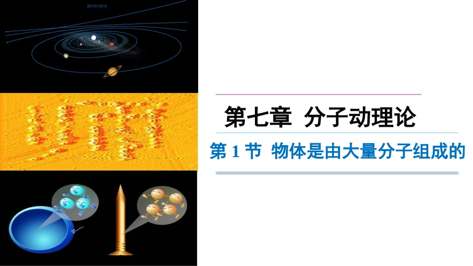 物体是由大量分子组成的 (2)_第1页