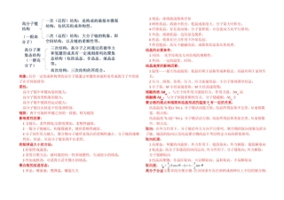 高分子物理知识点