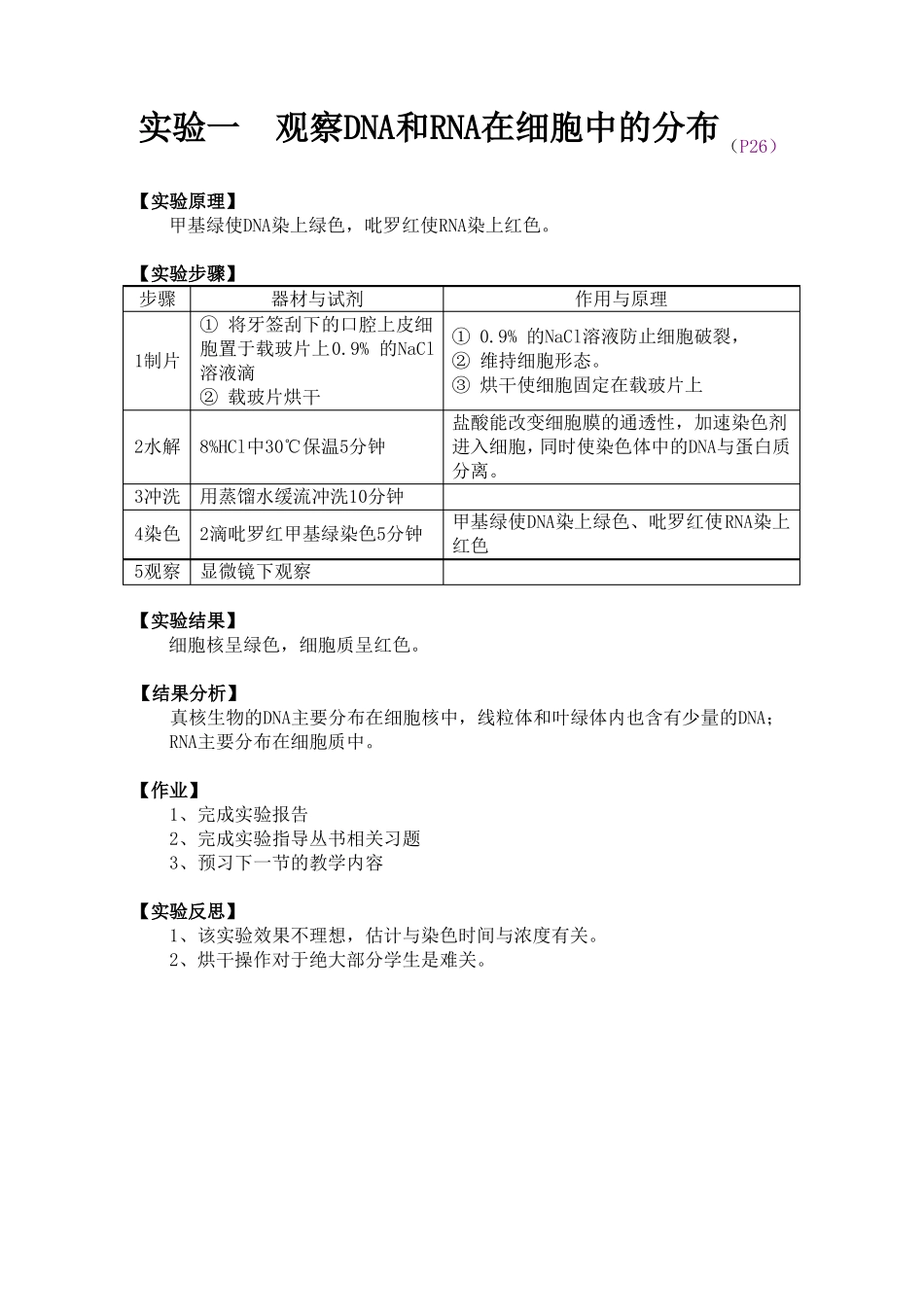高中生物试验大全已整理好A4_第3页
