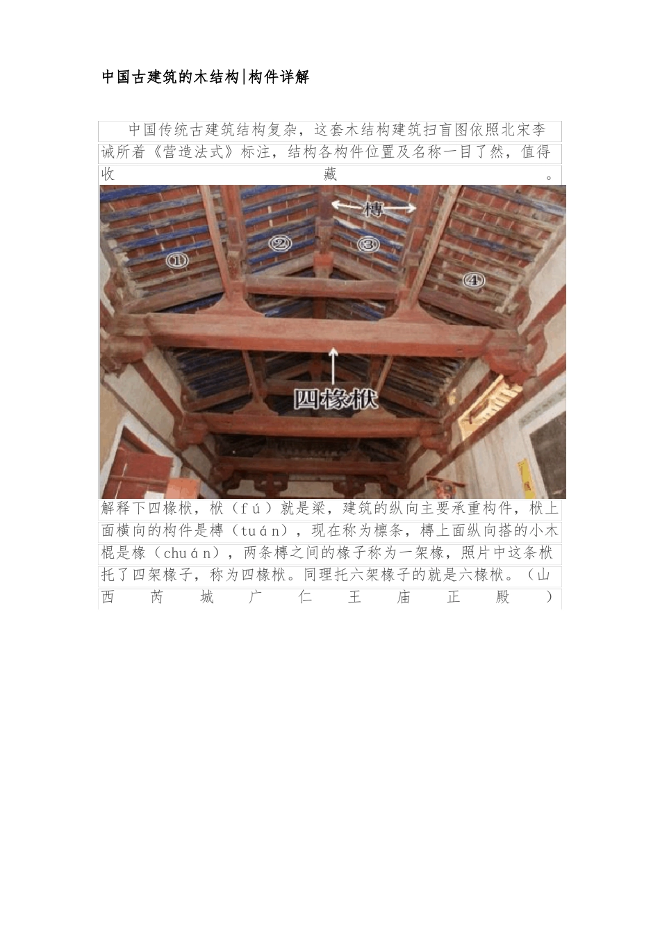 中国古建筑的木结构构件详解_第1页