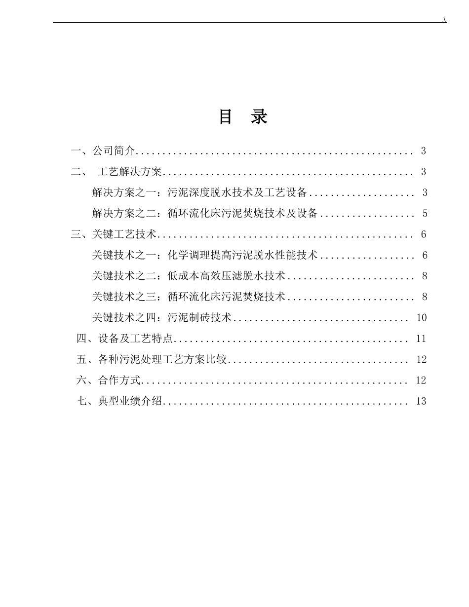 高干污泥脱水设备及其处置一体化方案计划2017年_第2页