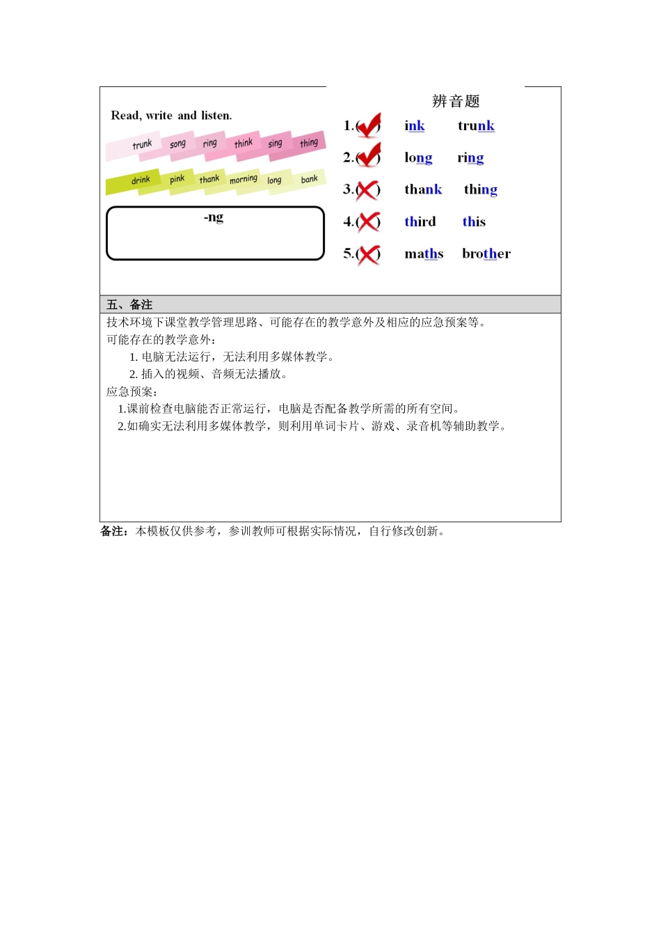 五年级下册英语Unit5Let'sspell教学设计_第2页