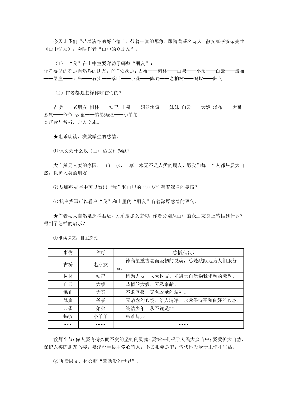 《山中访友》教案_第2页