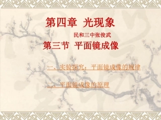 平面镜成像 (2)