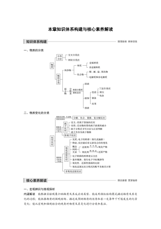 第二章本章知识体系构建与核心素养解读