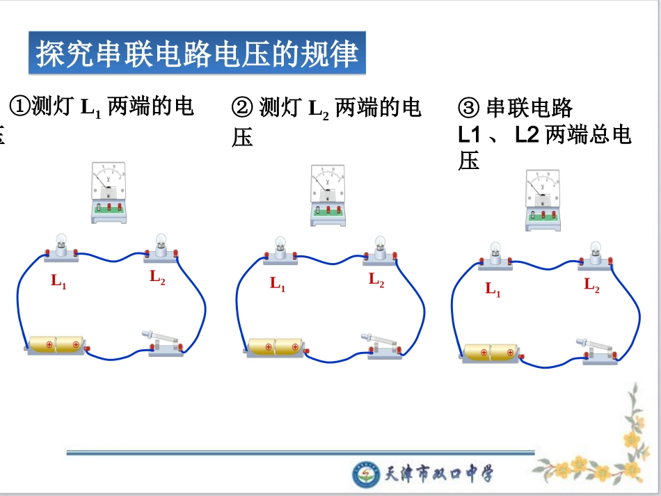 串、并联电路中电压的规律_第3页