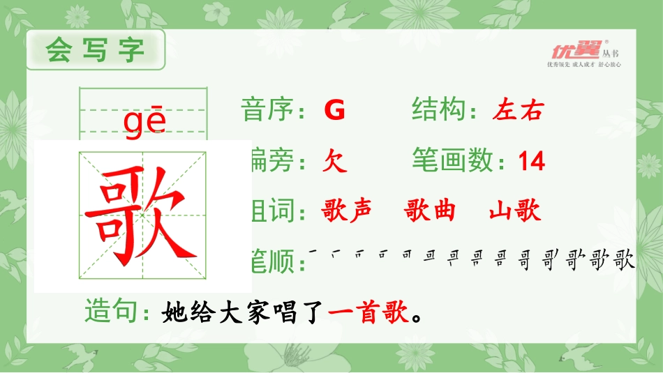 （生字课件）识字3拍手歌_第2页