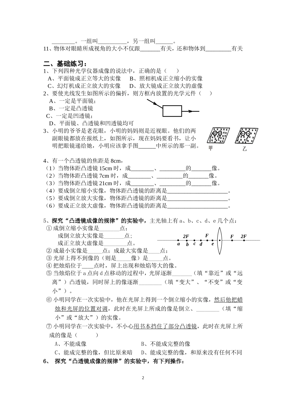 编号5--透镜及其应用_第2页