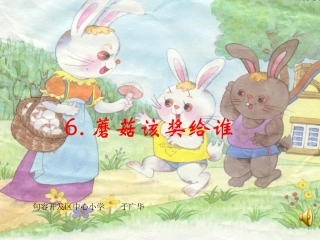 蘑菇该奖给谁