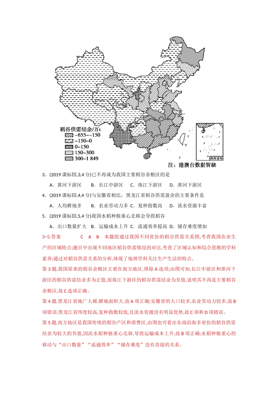 专题九农业地域的形成与发展_第3页
