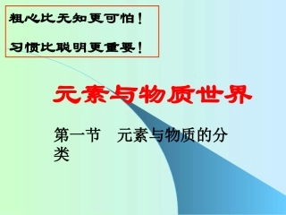 《物质的分类》课件3