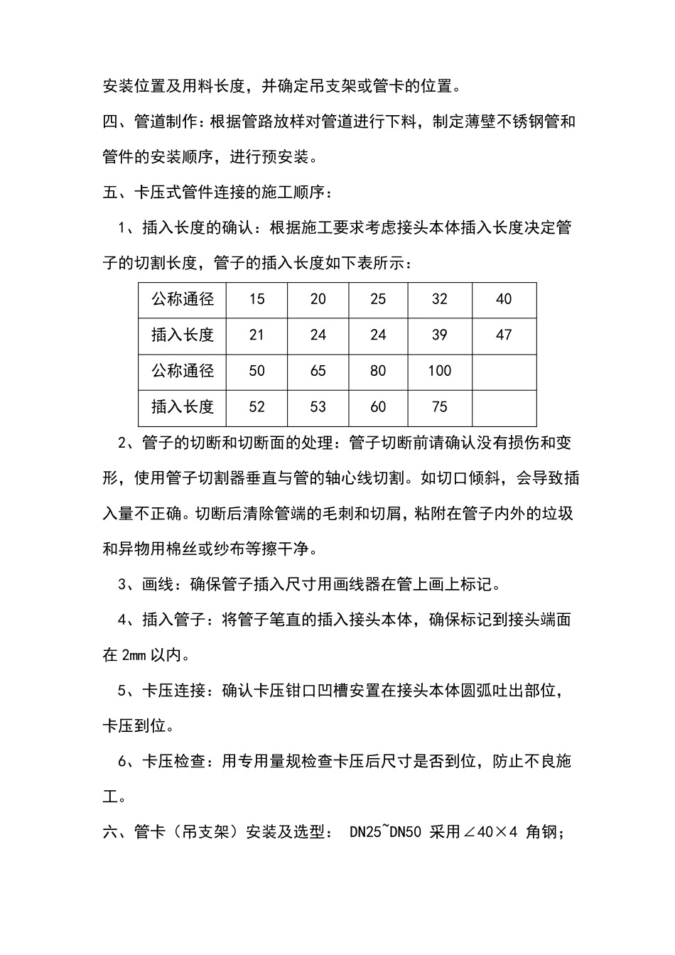 不锈钢给排水专项施工方案最全_第2页