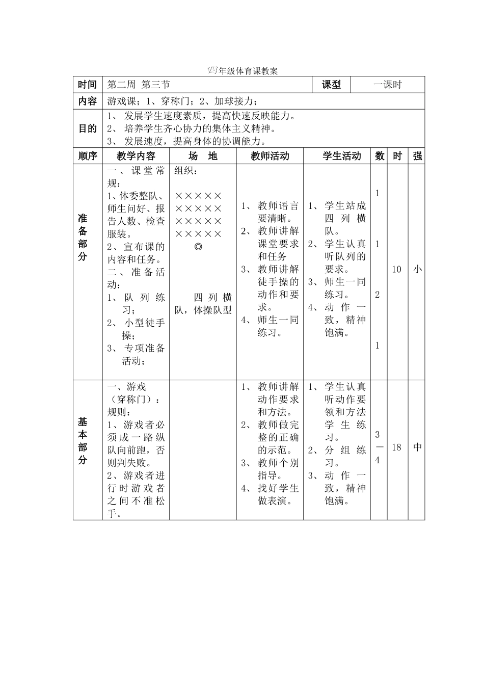 四年级体育课教案 (2)_第1页