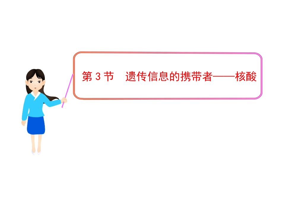 遗传信息的携带者——核酸_第3页