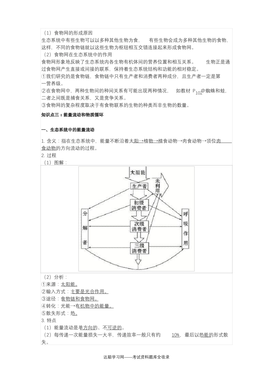 高中生物生态系统知识点_第3页