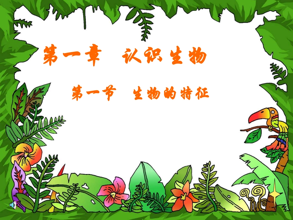 第一节生物的特征_第1页