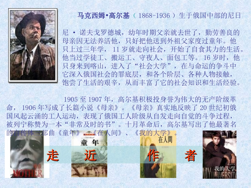 名著导读《童年》课件_第3页