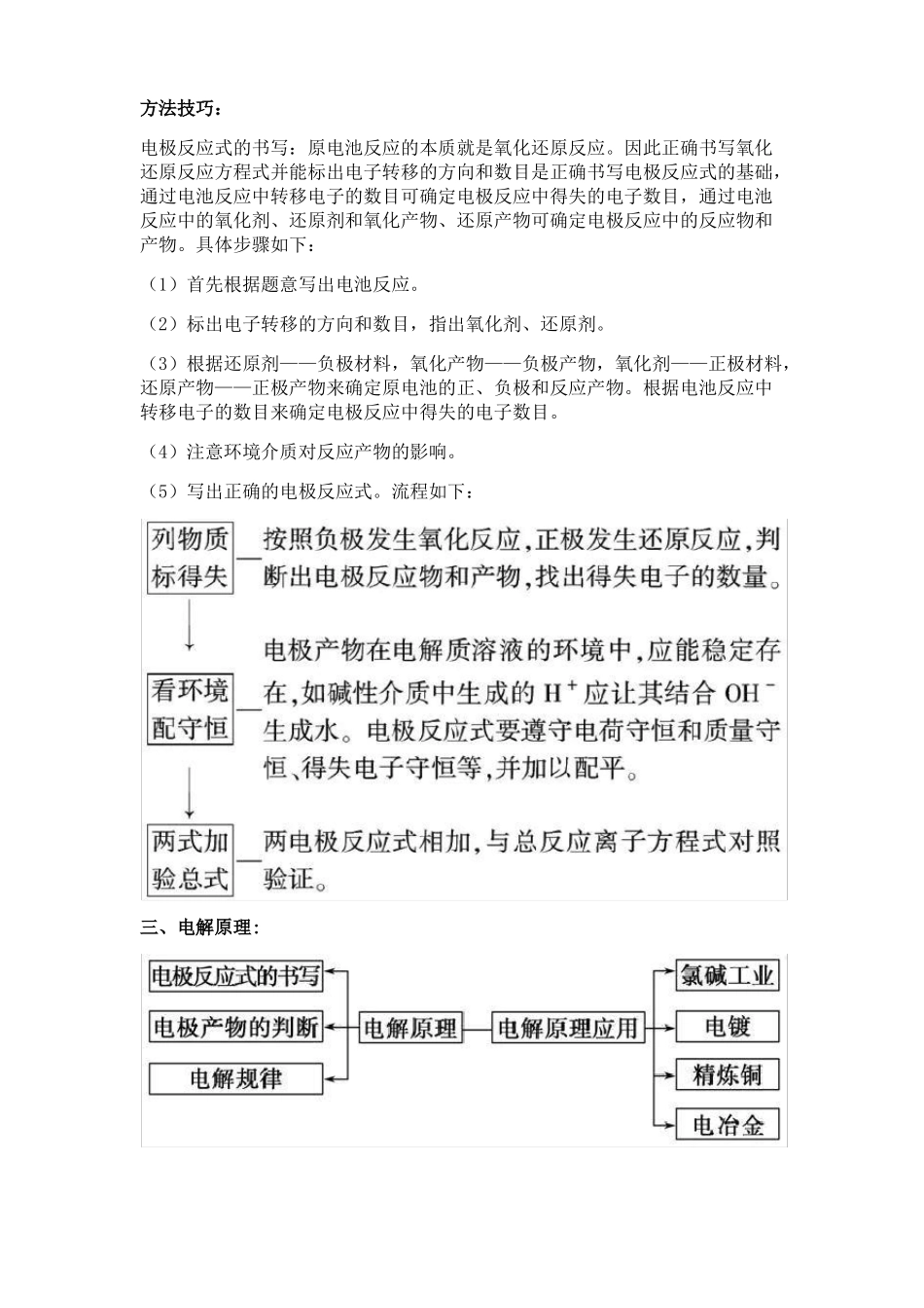 高中化学电化学解题方法与技巧_第2页