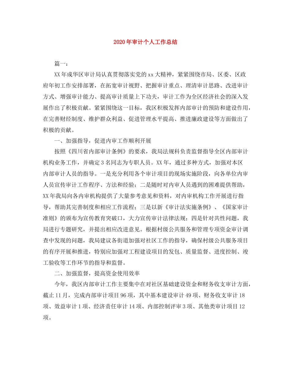 2020年审计个人工作总结_第1页