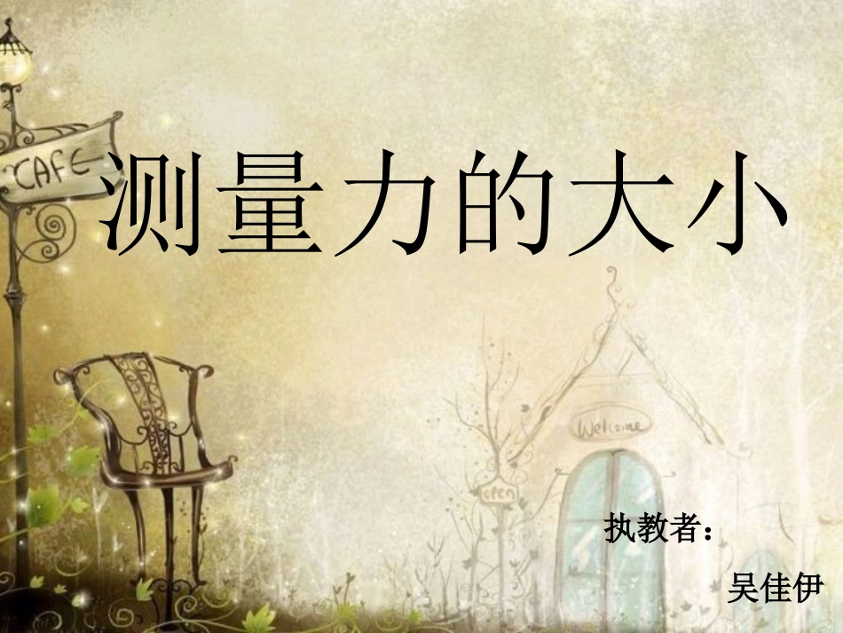 测量力的大小终_第2页