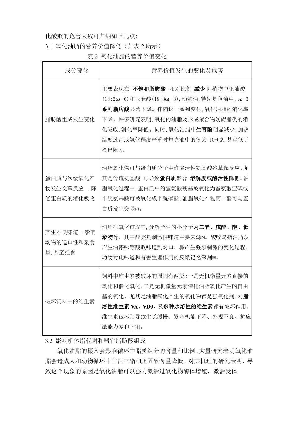 饲料油脂氧化及其对动物的影响-20187_第3页
