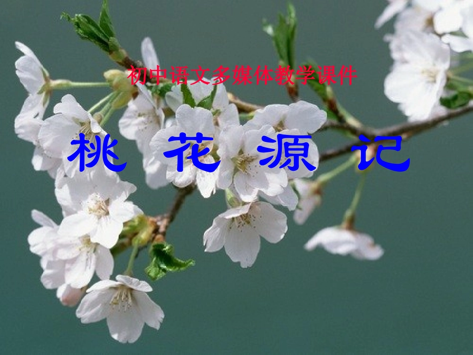 桃花源记课件_第1页