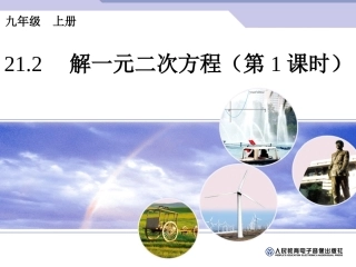 解一元二次方程（第课时）