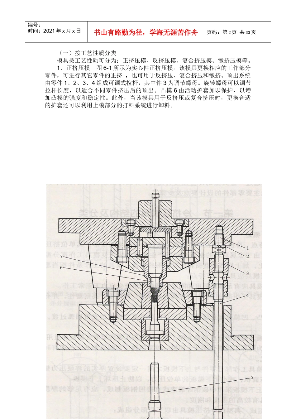 冷挤压模具的结构、分类与设计_第2页