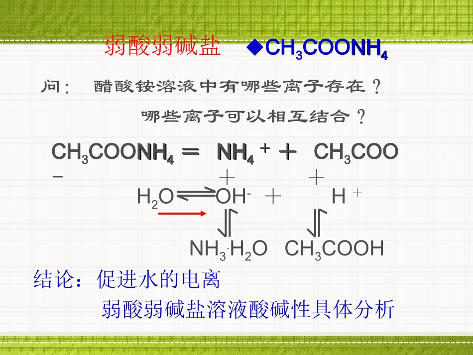 水解方程式的书写_第3页